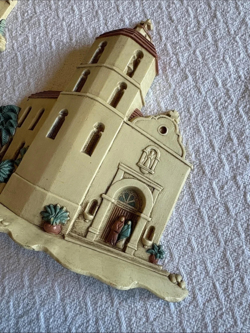 Vintage Wall Art Plaques Adobe Pueblo Hacienda House Desert Southwest Spanish